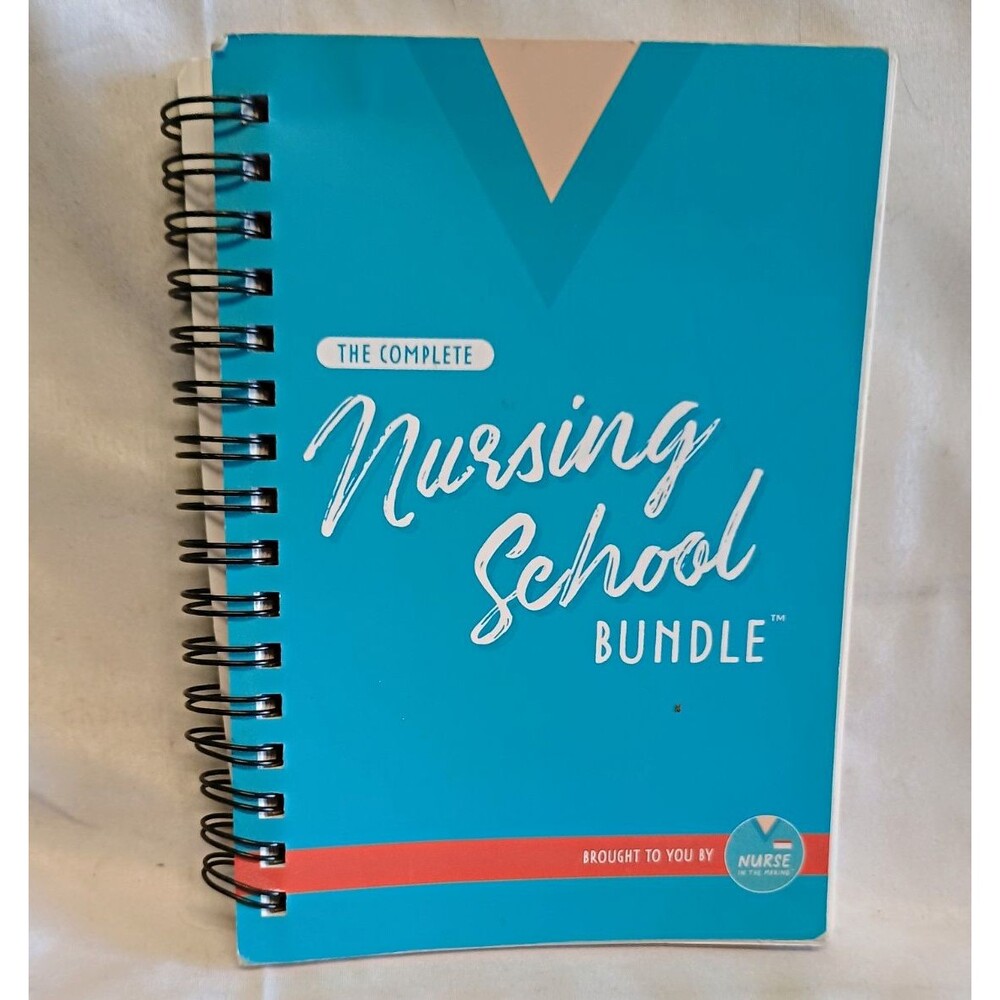 The Complete Nursing School Bundle Spiral-Bound Study Guide Tuttle English